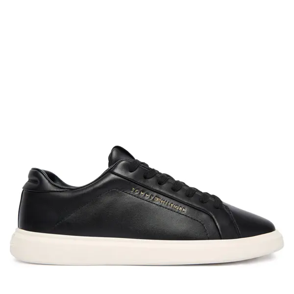 Tommy Hilfiger Tenisice Tommy Hilfiger Icon Court Light Weight Shinny FW0FW08949 Crna