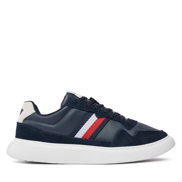 Tommy Hilfiger Tenisice Tommy Hilfiger Light Cupsole Lth Mix Stripes FM0FM04889 Plava