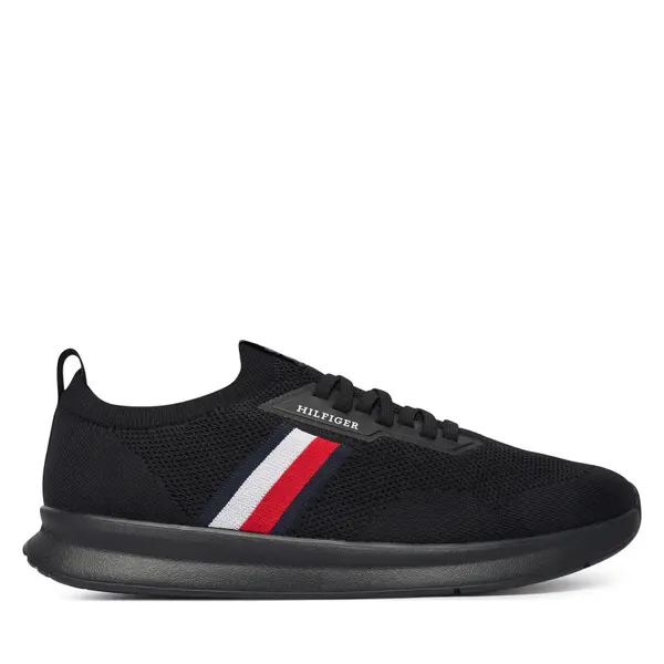 Tommy Hilfiger Tenisice Tommy Hilfiger Lightweight Knitted Runner FM0FM05756 Crna