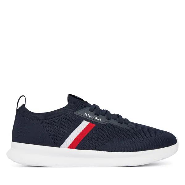 Tommy Hilfiger Tenisice Tommy Hilfiger Lightweight Knitted Runner FM0FM05756 Tamnoplava
