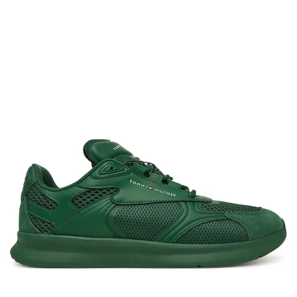 Tommy Hilfiger Tenisice Tommy Hilfiger Lightweight Runner Monocolor FM0FM05928 Zelena