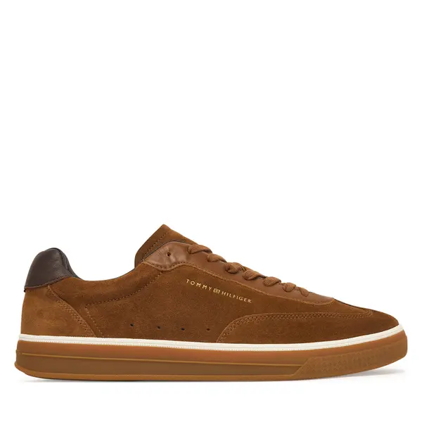Tommy Hilfiger Tenisice Tommy Hilfiger Lo Lux FM0FM05882 Smeđa