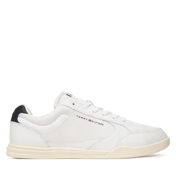 Tommy Hilfiger Tenisice Tommy Hilfiger Lo Pro Cupsole Perf Leather FM0FM05944 Bijela