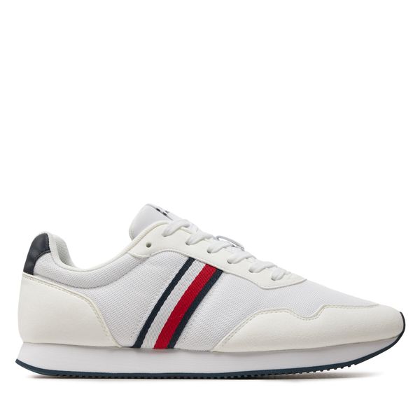 Tommy Hilfiger Tenisice Tommy Hilfiger Lo Runner Mix FM0FM04958 Bijela