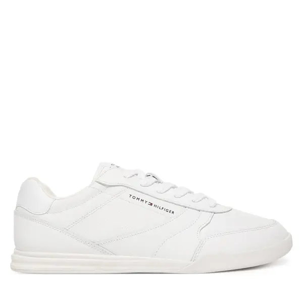Tommy Hilfiger Tenisice Tommy Hilfiger Lopro Cup Leather FM0FM05677 Bijela