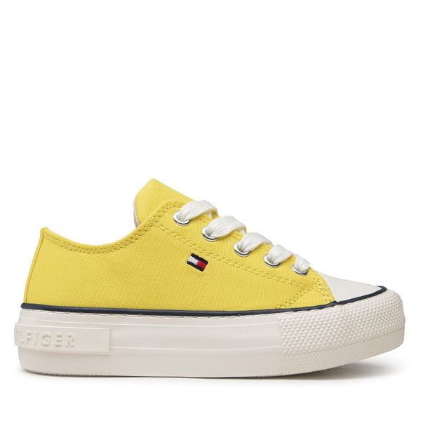 Tommy Hilfiger Tenisice Tommy Hilfiger Low Cut Lace-Up Sneaker T3A4-32118-0890 M Yellow 200