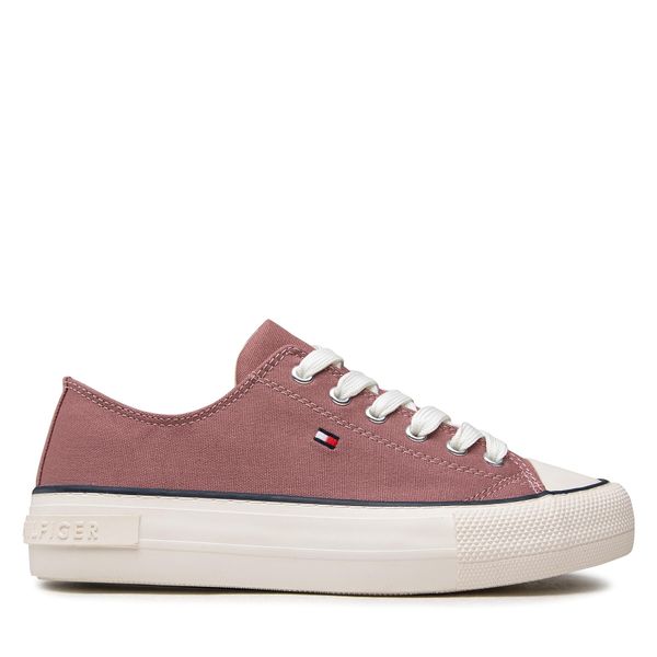 Tommy Hilfiger Tenisice Tommy Hilfiger Low Cut Lace-Up Sneaker T3A4-32118-0890 S Antique Rose 303