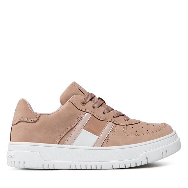 Tommy Hilfiger Tenisice Tommy Hilfiger Low Cut Lace-Up Sneaker T3A9-32341-1477 M Nude 359