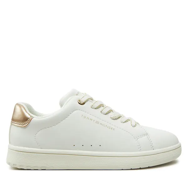 Tommy Hilfiger Tenisice Tommy Hilfiger Low Cut Lace-Up Sneaker T3A9-33736-1355 M Bijela