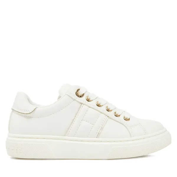 Tommy Hilfiger Tenisice Tommy Hilfiger Low Cut Lace-Up Sneaker T3A9-33745-1439 M Bijela