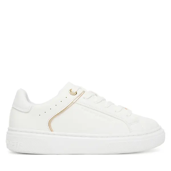 Tommy Hilfiger Tenisice Tommy Hilfiger Low Cut Lace Up Sneaker T3A9-33982-1355 D Bijela