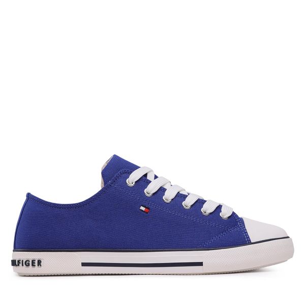 Tommy Hilfiger Tenisice Tommy Hilfiger Low Cut Lace-Up Sneaker T3X4-32207-0890 S Tamnoplava