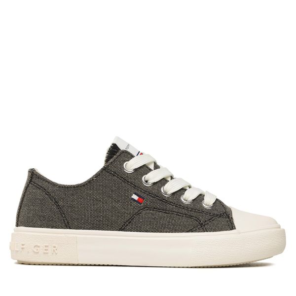Tommy Hilfiger Tenisice Tommy Hilfiger Low Cut Lace-Up Sneaker T3X9-32827-0890 M Black 999