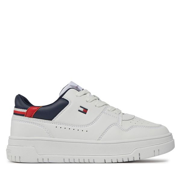 Tommy Hilfiger Tenisice Tommy Hilfiger Low Cut Lace-Up Sneaker T3X9-33367-1355 S White