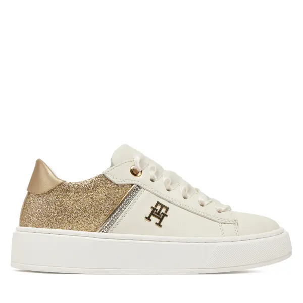 Tommy Hilfiger Tenisice Tommy Hilfiger Low Cut Lace-Up Sneaker T4A9-33935-1281 M Bijela