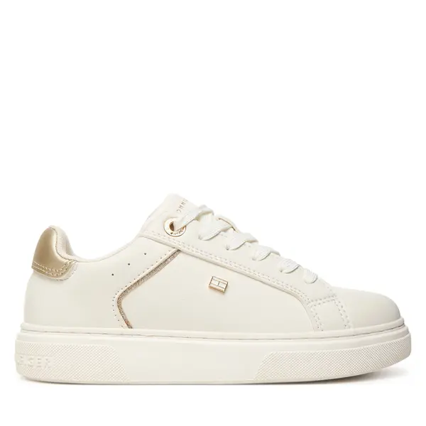 Tommy Hilfiger Tenisice Tommy Hilfiger Low Cut Lace-Up T3A9-34248-1355 S Bijela