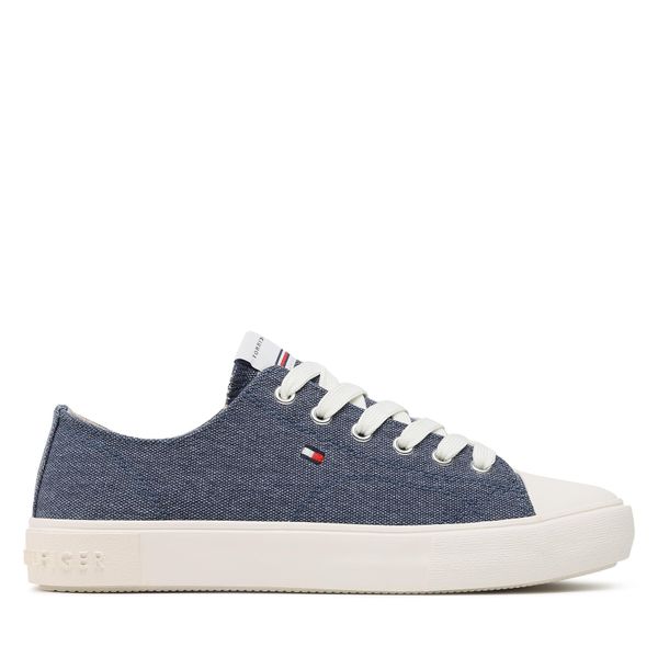 Tommy Hilfiger Tenisice Tommy Hilfiger Low Cut Lace-Up T3X9-32827-0890 S Denim 806