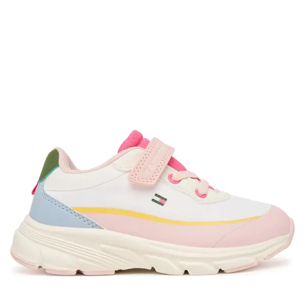 Tommy Hilfiger Tenisice Tommy Hilfiger Low Cut Lace-Up/Velcro Sneaker T1A9-35107-1861 M Šarena