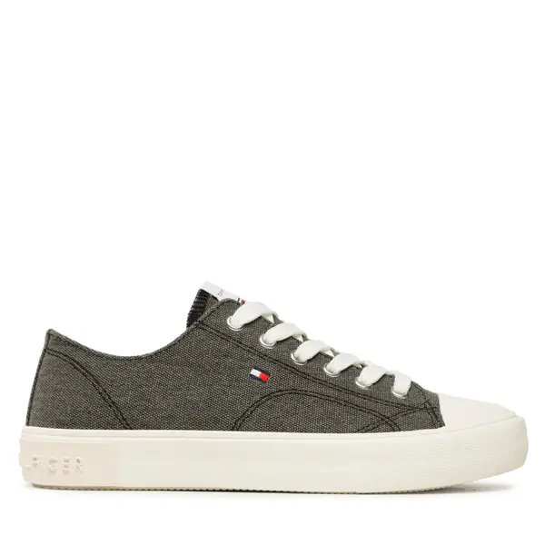 Tommy Hilfiger Tenisice Tommy Hilfiger Low Cut Lce-Up T3X9-32827-0890 S Crna