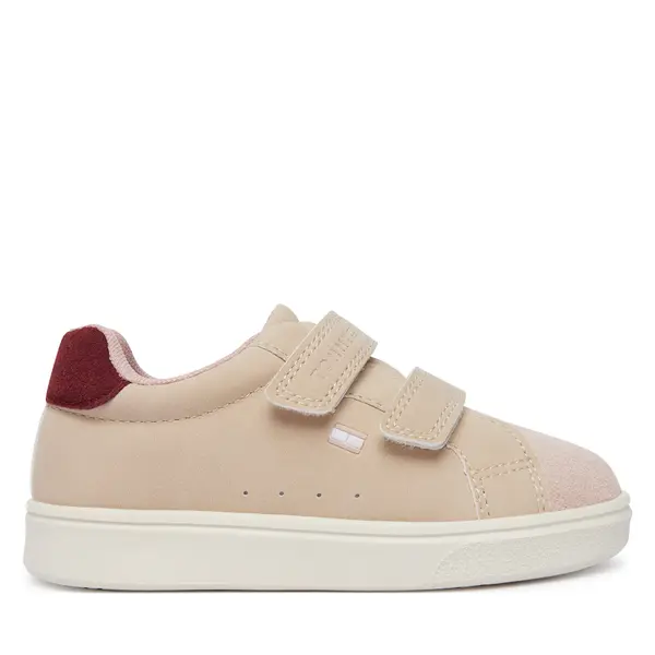 Tommy Hilfiger Tenisice Tommy Hilfiger Low Cut Velcro Sneaker T1A9-35062-0315 M Svijetlo bež
