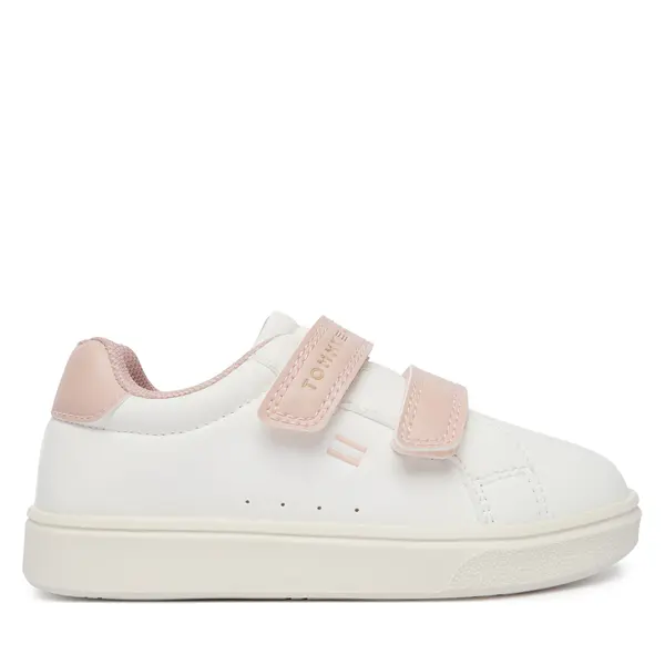 Tommy Hilfiger Tenisice Tommy Hilfiger Low Cut Velcro Sneaker T1A9-35063-1355 M Krem