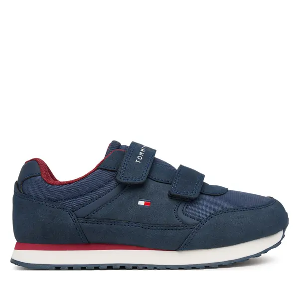 Tommy Hilfiger Tenisice Tommy Hilfiger Low Cut Velcro Sneaker T1X9-35253-1960 S Tamnoplava