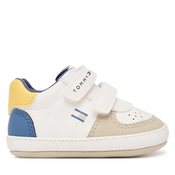 Tommy Hilfiger Tenisice Tommy Hilfiger Low Cut Velcro T0B9-34330-1755 Bijela