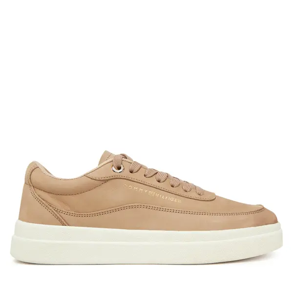 Tommy Hilfiger Tenisice Tommy Hilfiger Modern Court Sneaker Nubuck FW0FW08462 Bež