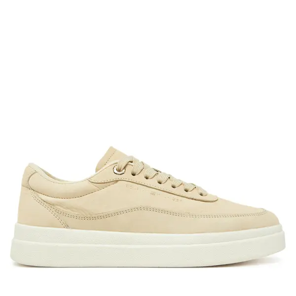 Tommy Hilfiger Tenisice Tommy Hilfiger Modern Court Sneaker Nubuck FW0FW08462 Bež