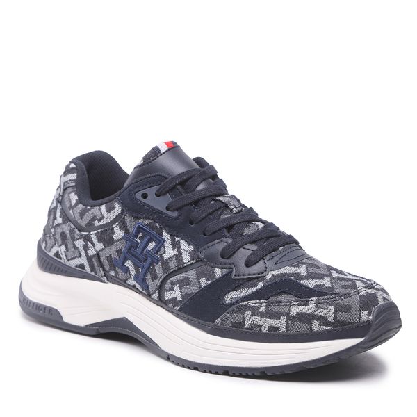 Tommy Hilfiger Tenisice Tommy Hilfiger Modern Prep Denim Monogram FM0FM04361 Tamnoplava