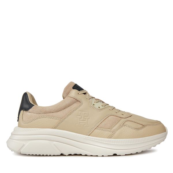 Tommy Hilfiger Tenisice Tommy Hilfiger Modern Runner Premium Lth FM0FM04879 Bijela