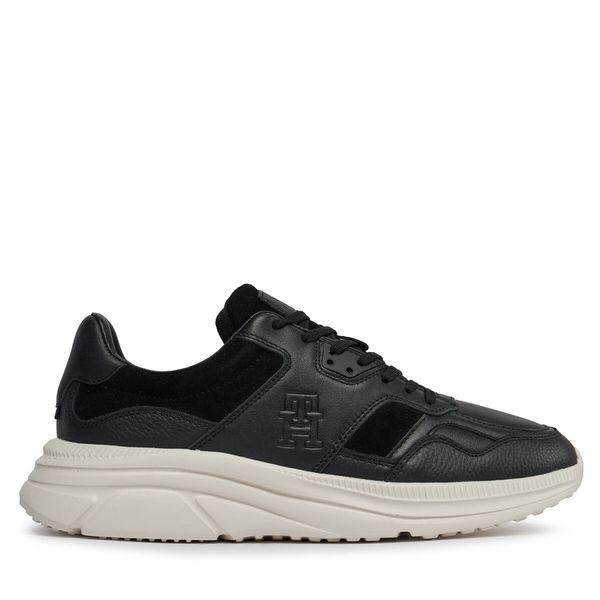 Tommy Hilfiger Tenisice Tommy Hilfiger Modern Runner Premium Lth FM0FM04879 Black BDS