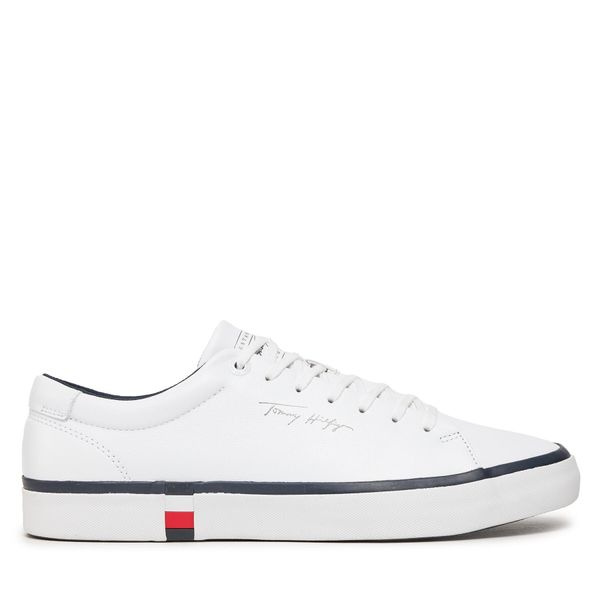 Tommy Hilfiger Tenisice Tommy Hilfiger Modern Vulc Corporate Leather FM0FM04922 White YBR