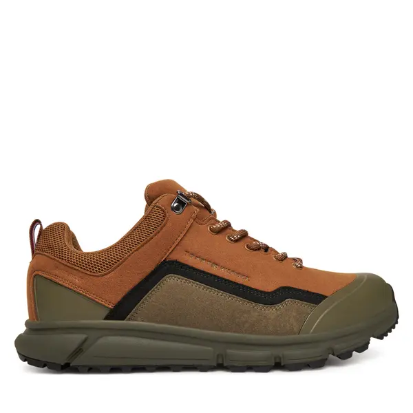 Tommy Hilfiger Tenisice Tommy Hilfiger Outdoor Runner Low Wpm FM0FM05655 Smeđa