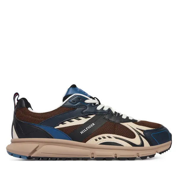 Tommy Hilfiger Tenisice Tommy Hilfiger Outdoor Sneaker Tech Mix FM0FM05843 Smeđa