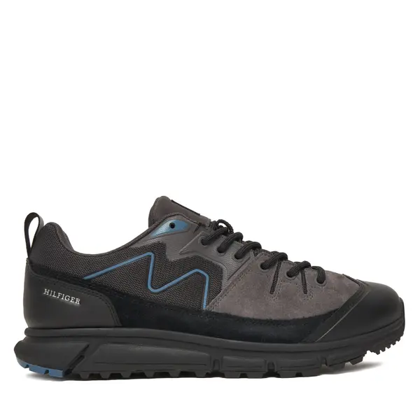 Tommy Hilfiger Tenisice Tommy Hilfiger Outdoor Sneaker Tech Suede Wpm FM0FM05723 Siva