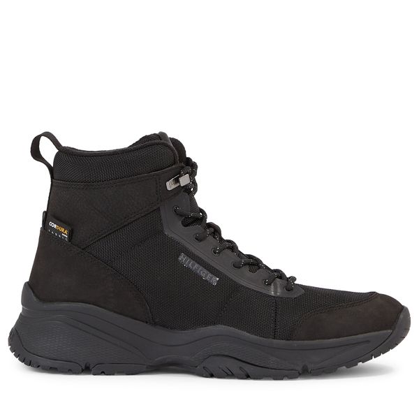 Tommy Hilfiger Tenisice Tommy Hilfiger Outdoor Snk Boot Lth Cordura FM0FM04838 Triple Black 0GQ