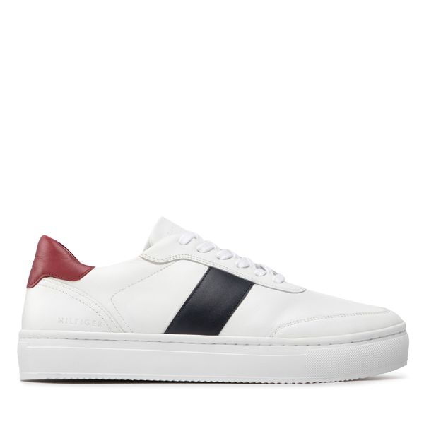 Tommy Hilfiger Tenisice Tommy Hilfiger Premium Cupsole Stripe FM0FM04284 White YBR