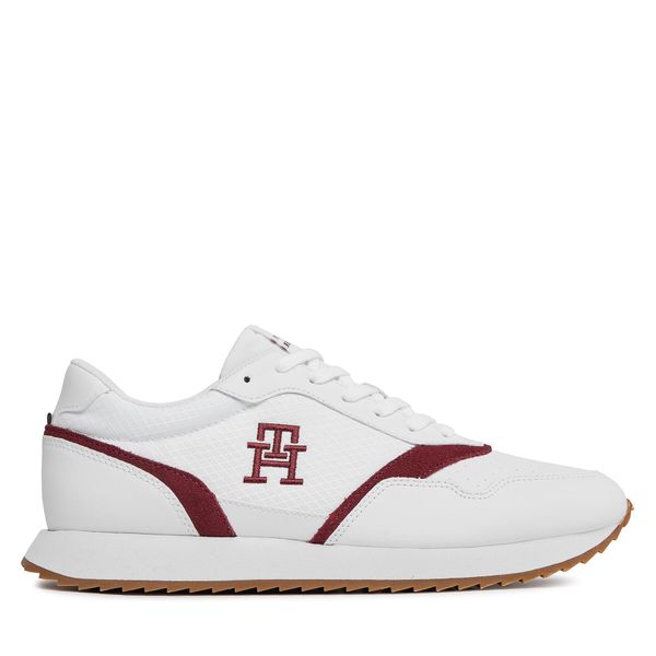 Tommy Hilfiger Tenisice Tommy Hilfiger Runner Evo Mix Lth Mix FM0FM04887 White YBS