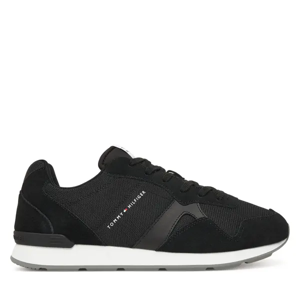 Tommy Hilfiger Tenisice Tommy Hilfiger Runner Icon Mix FM0FM05679 Crna