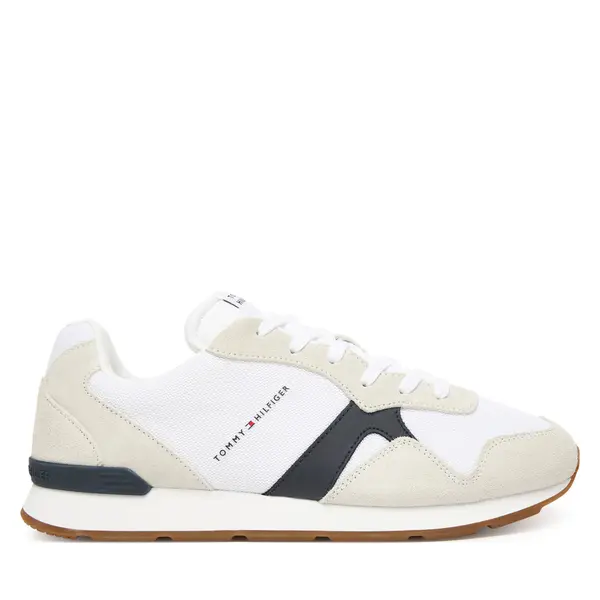 Tommy Hilfiger Tenisice Tommy Hilfiger Runner Icon Mix FM0FM05679 Écru