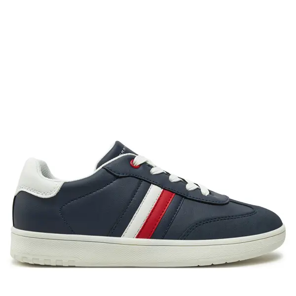 Tommy Hilfiger Tenisice Tommy Hilfiger Stripe Low Cut Lace-Up Sneaker T3X9-33851-1269 S Tamnoplava