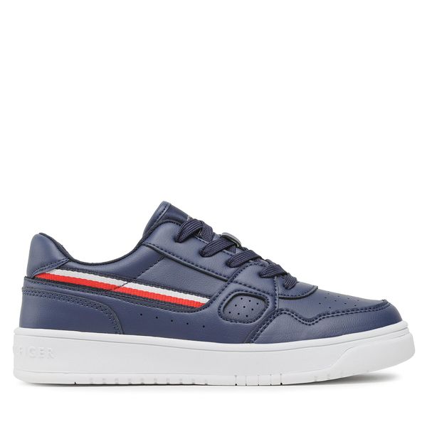 Tommy Hilfiger Tenisice Tommy Hilfiger Stripes Low Cut Lace-Up Sneaker T3X9-32848-1355 S Blue 800