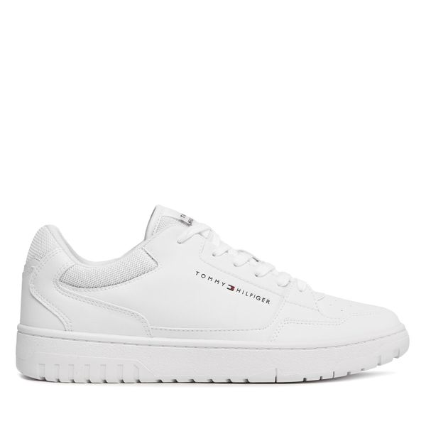 Tommy Hilfiger Tenisice Tommy Hilfiger Th Basket Core Leather Ess FM0FM05040 White YBS