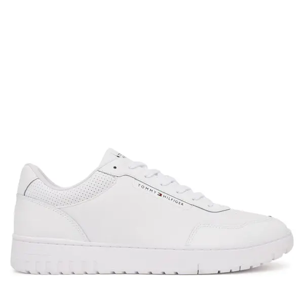 Tommy Hilfiger Tenisice Tommy Hilfiger Th Basket Core Leather FM0FM05927 Bijela
