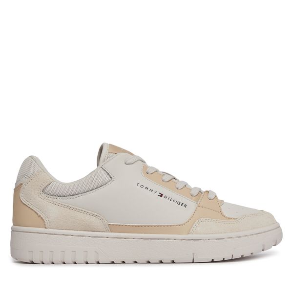 Tommy Hilfiger Tenisice Tommy Hilfiger Th Basket Core Lth Mix Ess FM0FM05058 Bež