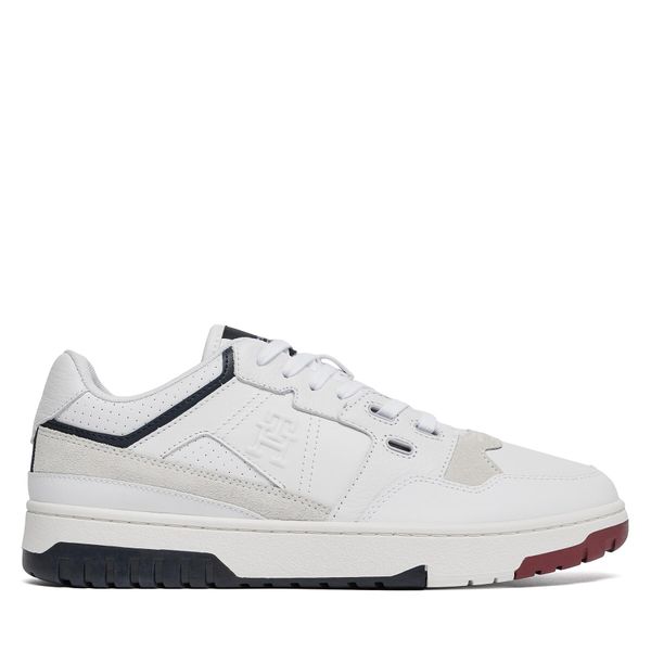 Tommy Hilfiger Tenisice Tommy Hilfiger Th Basket Street Rwb FM0FM04970 White YBS