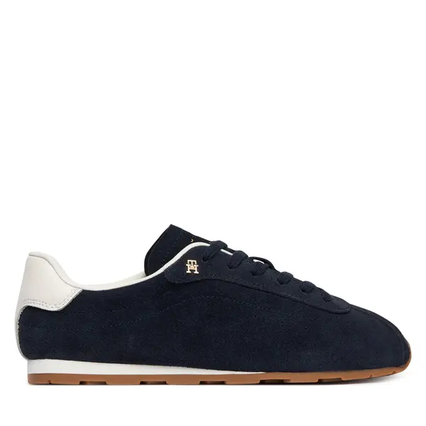 Tommy Hilfiger Tenisice Tommy Hilfiger Th Bella Low Runner Suede FW0FW09189 Tamnoplava