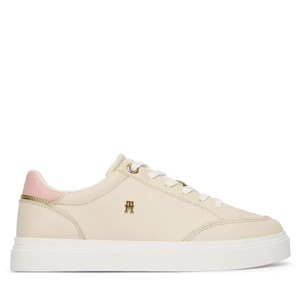 Tommy Hilfiger Tenisice Tommy Hilfiger Th Chic Cupsole FW0FW09106 Écru