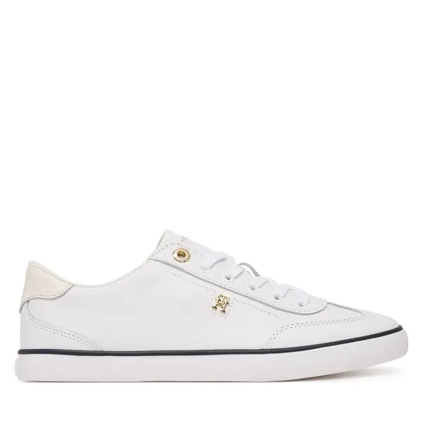 Tommy Hilfiger Tenisice Tommy Hilfiger Th Chic Low Profile Vulc FW0FW09104 Bijela